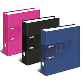 Папка-регистратор Attache Digital 75 мм розовая ламинированный картон/бумага