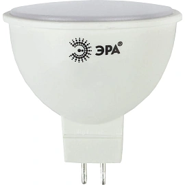 Лампа светодиодная Эра LED MR16-6w-840-GU5.3 6 Вт GU5.3 MR 4000 К 500 Лм матовая (Б0020545)