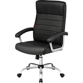 Кресло для руководителя Easy Chair 586 TPU черное (искусственная кожа, металл)
