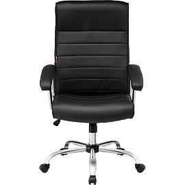 Кресло для руководителя Easy Chair 586 TPU чёрное (экокожа, металл)