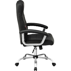 Кресло для руководителя Easy Chair 586 TPU чёрное (экокожа, металл)