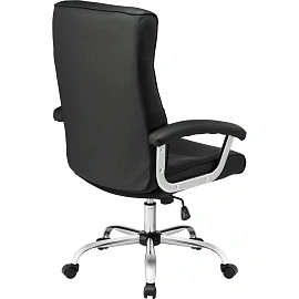 Кресло для руководителя Easy Chair 586 TPU чёрное (экокожа, металл)