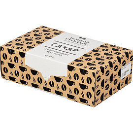 Сахар кусковой Деловой Стандарт тростниковый 1 кг