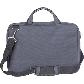 Сумка для документов и ноутбука Алекс серая из полиэстера (587) фото Сумка для документов и ноутбука Алекс серая из полиэстера (587)