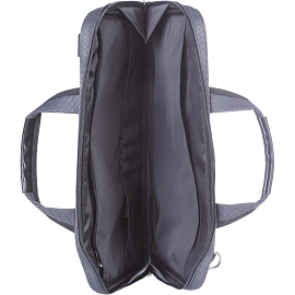 Сумка для документов и ноутбука Алекс серая из полиэстера (587) фото Сумка для документов и ноутбука Алекс серая из полиэстера (587)