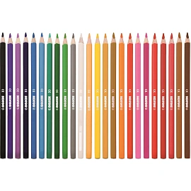 Карандаши цветные Kores Kromas 24 карандаша 24 цвета трёхгранные