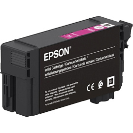 Картридж струйный Epson T40D340 C13T40D340 пурпурный оригинальный повышенной емкости