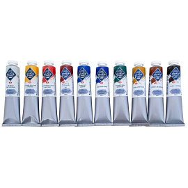 Краски темперные Мастер-класс набор 10 цветов по 46 мл в тубах фото Краски темперные Мастер-класс набор 10 цветов по 46 мл в тубах