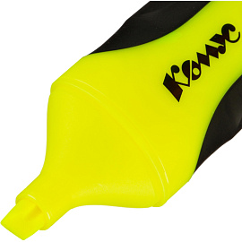 Маркер текстовыделитель Комус Neon Line 1-5мм желтый