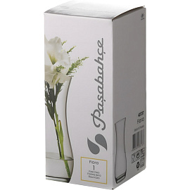 Ваза для цветов Pasabahce флора прозрачная (высота 25.5 см)