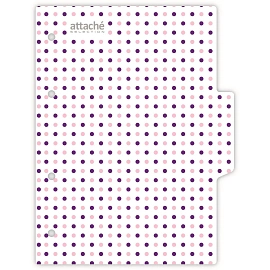 Разделитель листов пластиковый Attache Selection Flower dreams А5 3 листа по цветам (148x210 мм)