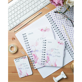 Разделитель листов пластиковый Attache Selection Flower dreams А5 3 листа по цветам (148x210 мм)