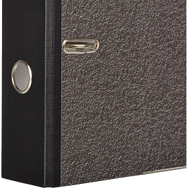 Папка-регистратор Attache 75 мм чёрная бумага с защитным уголком