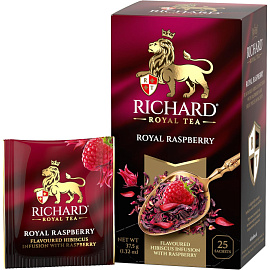 Чай ягодный фруктовый Richard Royal Raspberry 25 сашет
