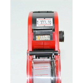 Этикет-пистолет однострочный Keyide MX5500 EOS красный (1х8 символов, 21.5х12 мм прямоугольная лента)