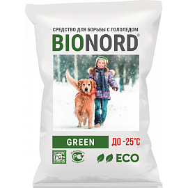 Реагент противогололедный Bionord Green мешок 23 кг до -25°С