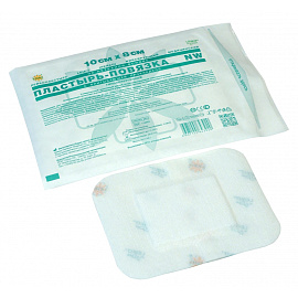 Пластырь-повязка Leiko 10x8 см (50 штук в упаковке)