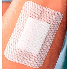 Пластырь-повязка Teneris T-Pore на нетканой основе с впитывающей подушкой стерильная 6x7 см (50 штук в упаковке)