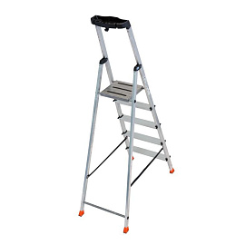 Стремянка алюминиевая 5 ступеней Krause Safety 128959