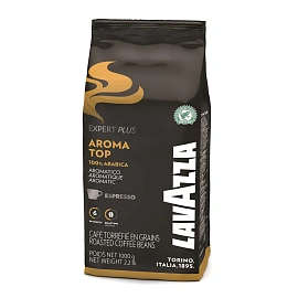Кофе в зернах Lavazza Aroma Top Expert арабика 100% 1 кг (пакет)