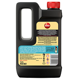 Средство для прочистки труб Bagi Шуманит гель 450 мл фото Средство для прочистки труб Bagi Шуманит гель 450 мл