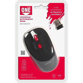 Мышь беспроводная Smartbuy ONE 344CAG черная (SBM-344CAG-KR)