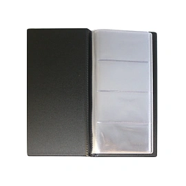 Визитница настольная Attache пластиковая на 96 визиток черная