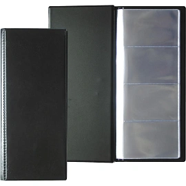 Визитница настольная Attache пластиковая на 96 визиток черная