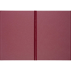 Папка адресная На подпись А4 ПВХ бордовая