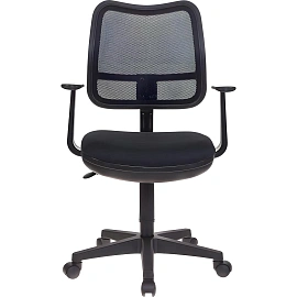 Кресло офисное Бюрократ CH 797 черное (сетка/ткань, пластик)