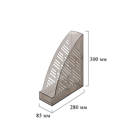 Лоток вертикальный для бумаг 85 мм Attache пластиковый серый (4 штуки в упаковке) фото Лоток вертикальный для бумаг 85 мм Attache пластиковый серый (4 штуки в упаковке)