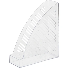 Лоток вертикальный для бумаг 85 мм Attache пластиковый прозрачный (4 штуки в упаковке)