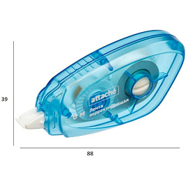 Корректирующая лента Attache 5 мм x 6 м с подкручивающимся механизмом