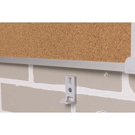 Доска пробковая 100х150 см Attache алюминиевая рама фото Доска пробковая 100х150 см Attache алюминиевая рама