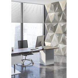 Жалюзи горизонтальные алюминиевые белые (50х160 см)