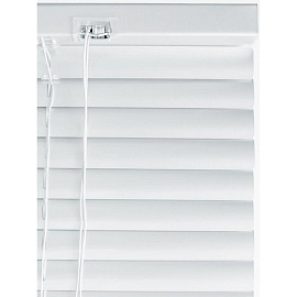 Жалюзи горизонтальные алюминиевые белые (60х160 см)