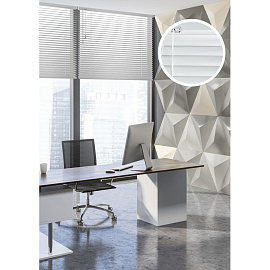 Жалюзи горизонтальные алюминиевые белые (60х160 см)