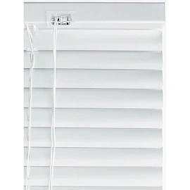 Жалюзи горизонтальные алюминиевые белые (80х160 см)