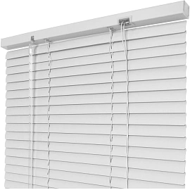 Жалюзи горизонтальные алюминиевые белые (80х160 см)