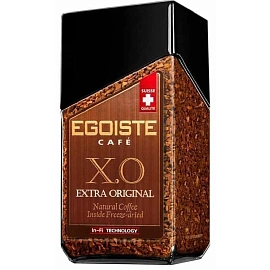 Кофе растворимый сублимированный Egoiste Extra Original 100 г (стеклянная банка)