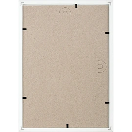 Рамка с паспарту Зебра А4 21x30 см пластиковый багет 14 мм белая