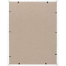 Рамка с паспарту Зебра А3 30x40 см пластиковый багет 14 мм белая