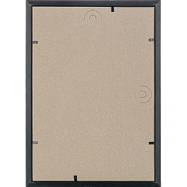 Рамка с паспарту Зебра А4 21x30 см пластиковый багет 14 мм черная