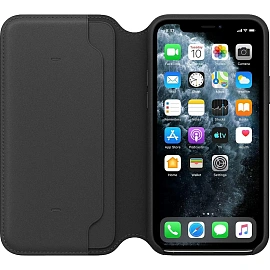 Чехол-книжка Apple Leather Folio для Apple iPhone 11 Pro черный (MX062ZM/A)