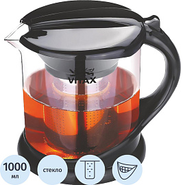 Чайник заварочный с фильтром стеклянный Vitax Alnwick VX-3304 1000 мл