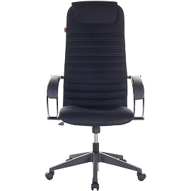 Кресло для руководителя Easy Chair 655 TTW чёрное (искусственная кожа/ткань, пластик)