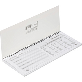 Планинг недатированный Attache Economy картон 295х100 мм 56 листов комбинированный