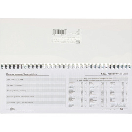 Планинг недатированный Attache Economy картон 295х100 мм 56 листов комбинированный