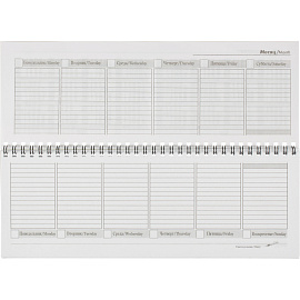 Планинг недатированный Attache Economy картон 295х100 мм 56 листов комбинированный