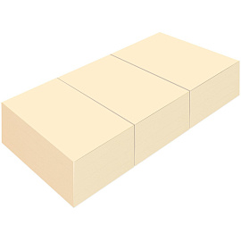 Стикеры Attache 38х51 пастельные желтые (12 блоков на 100 листов)